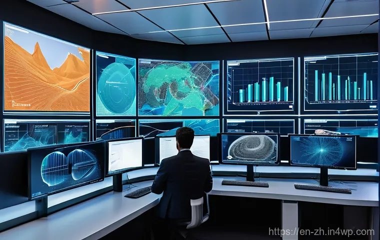간학문적 연구의 새로운 기법 - **Prompt:** A vibrant, sun-drenched, open-plan office space teeming with creative energy. A diverse ...